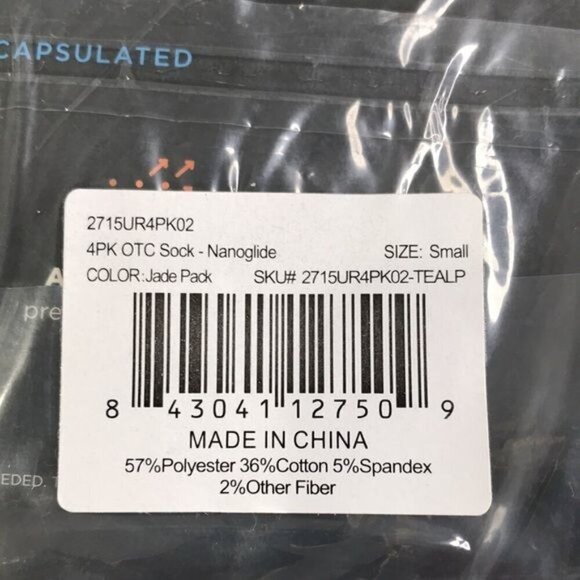 Tommie Copper Unisex Socks 2 Four Packs Over the Calf Compression Socks Size S - Picture 4 of 12